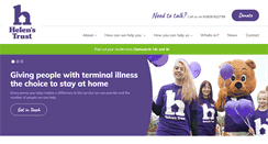 Desktop Screenshot of helenstrust.org.uk