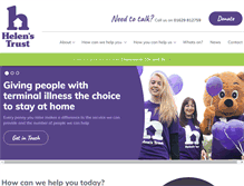 Tablet Screenshot of helenstrust.org.uk